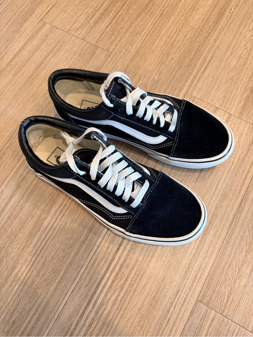 Vans Old Skool Sneakers in Black and White
